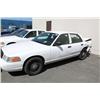 Image 1 : 2007 WHITE FORD CROWN VICTORIA POLICE SERIES 4DR