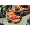 Image 2 : ORANGE KUBOTA F2100 DIESEL 4-WHEEL DRIVE BED MOWER
