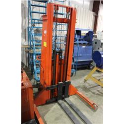 MAHAFFY POWER STACKER 1500LB ELECTRIC ORDER PICKER