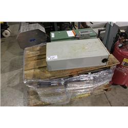 PALLET OF SHUT OFFS & CIRCUIT BOARDS