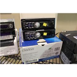 3 CLARION CAR STEREOS