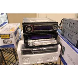 2 KENWOOD & 1 PANASONIC CAR STEREOS
