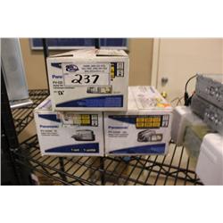 3 PANASONIC VIDEO CAMCORDERS