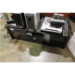 BLACK 3 DOOR ENTERTAINMENT CENTRE