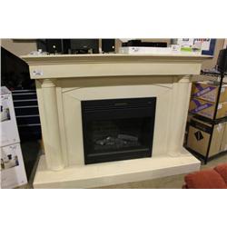 FORMED STONE G-MART ELECTRIC FIRE PLACE WITH MANTLE