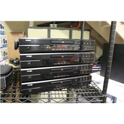 4 DENON DVD PLAYERS