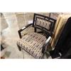 Image 1 : ESPRESSO PATTERNED OCCASIONAL CHAIR