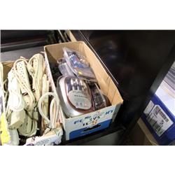 BOX OF ASSORTED CABLES