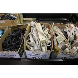 BOX OF ASSORTED CABLES