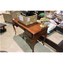 CHERRY 3 DRAWER WRITING DESK