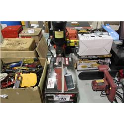 MORTISING MACHINE AND ROCK TUMBLER