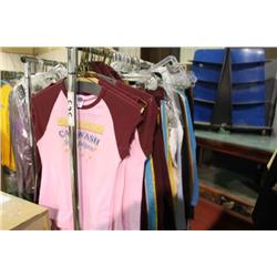 RACK OF ASSORTED CLOTHING