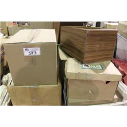 BIN OF SET DEC ITEMS -  BIN NO GO