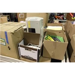 BIN OF SET DEC ITEMS -  BIN NO GO