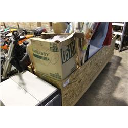 BIN OF SET DEC ITEMS -  BIN NO GO