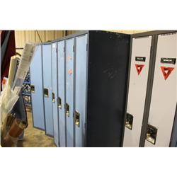 12 SECTIONS OF 2 DOOR LOCKERS