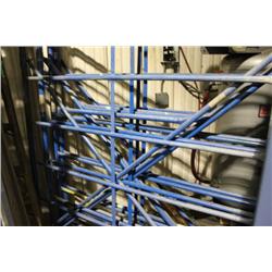 LOT OF BLUE SCAFFOLDING