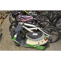 GREEN ELECTRIC SCOOTER