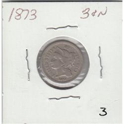 1873 3 CENT PIECE SHARP APPEAL