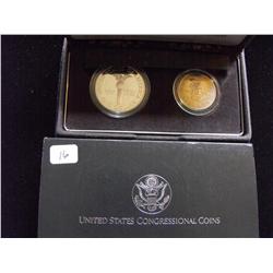 $1 AND 50 CENT US CONGRESSIONAL SET SILVER