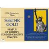 14 K GOLD 100TH ANNIVERSARY LIBERTY 1886-1986