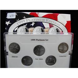 1999 PLATINUM EDITION QUARTER SET
