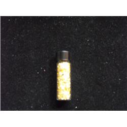 VIAL OF GOLD FLAKE