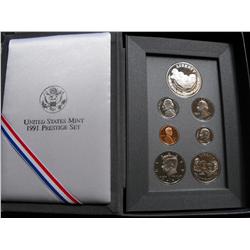 SILVER US MINT PRESTIGE SET 1991 ORIGINAL PACKAGE