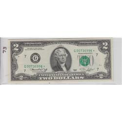 STAR $2 1976 BICENTENNIAL NOTE