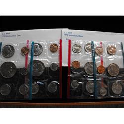 1978 & 1979 US MINT UNCIRCULATED COIN SETS