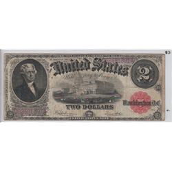 $2 LARGE 1917 SIZE LEGAL TENDER RED SEAL