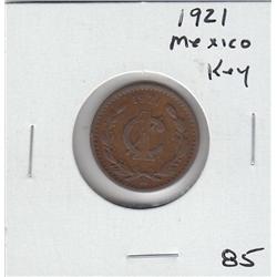 KEY DATE 1921 MEXICO PESO