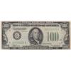 Image 1 : $100 1934 GREEN SEAL FRN