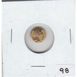 MEXICO GOLD WEDDING TOKEN 1865