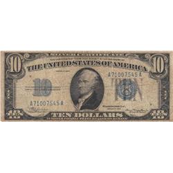 $10 SILVER CERTIFICATE 1934