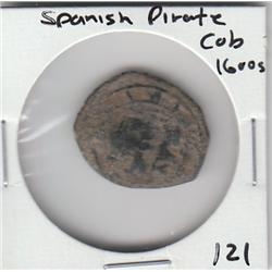 SPANISH PIRATE COB CIRCA 1600s VERY NEAT COIN