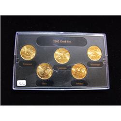 2002 GOLD QUARTER SET