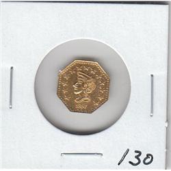 CALIFORNIA FANTASY GOLD TOKEN 1865