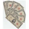 Image 1 : LOT OF 7 $5 RED SEAL NOTES LEGAL TENDER 1963
