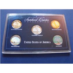 COMPLETE STATEHOOD QUARTER COLLECTION HOLOGRAPHIC