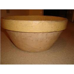 Large French mixing bowl tian late 1800's