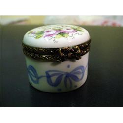 Authentic hand painted Limoges box signed by artist