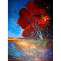 Autumn Forest By Schofield Oil 28x18
