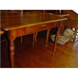 French farm table with drawer circa 1850