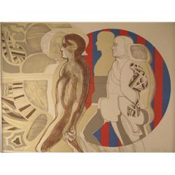 Arnold Belkin Signed Art Print Creation of Man