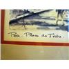 Image 2 : French old print of Paris signed Arno