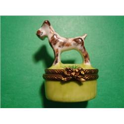 French hand painted Limoges box signed by artist