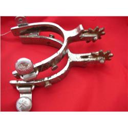 Chrome plated crockett-Renaldo spurs
