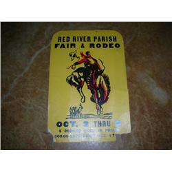 Rodeo poster Red River Parish