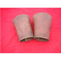 cowboy cuffs- hand tooled